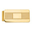 14K Gold Men's Engravable Polished Money Clip by Sophia Jewelers
