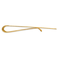 14K Gold Polished Men's Money Clip with Engravable Design