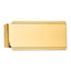 14K Gold Polished Men's Money Clip with Engravable Design