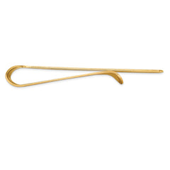 Sophia Jewelers Men's 14K Gold Geometric Money Clip with Polished Finish