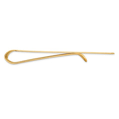 14K Gold Satin Finish Men's Engravable Money Clip Elegant Design