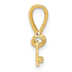 14k Medium Diamond-cut Top Charm