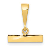 14ky Casted Medium Polished Top Charm