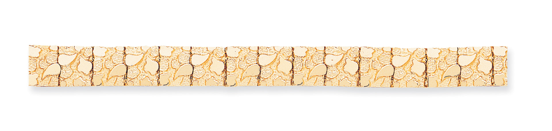 14k 12.50mm Nugget Bracelet
