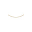 14K Yellow Gold Solid Omega Necklace with Lobster Clasp 16 Inch