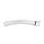 14K White Gold Omega Necklace Extender with Rhodium Plating