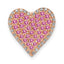 Diamond & Pink Sapphire Chain Slide in 14K Rose Gold, 15mm (0.21 ct. tw.) - Sophia Jewelers