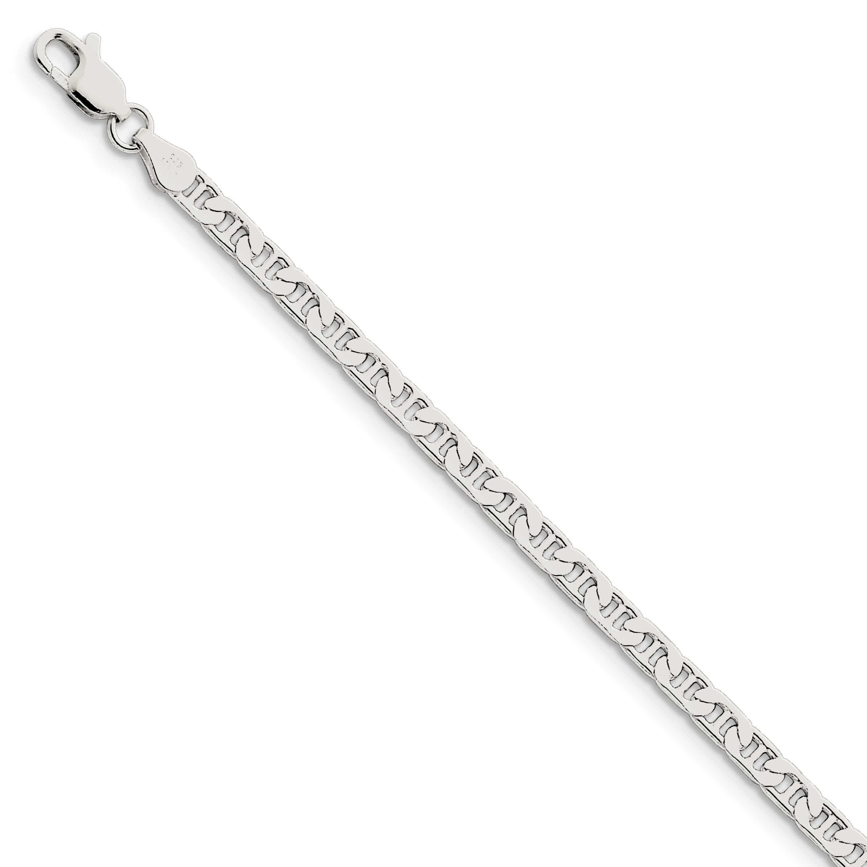 Sterling Silver 3.75mm Flat Anchor Chain