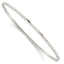 Scattered Sparkle Slip-On Bangle Bracelet in Sterling Silver, 2.5mm - Sophia Jewelers