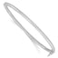 Bangle Bracelet in Sterling Silver, 3mm Textured Hinged - Sophia Jewelers