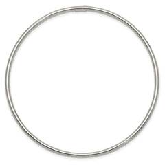 Sterling Silver 925 Women's Polished Slip-On Bangle by Sophia Jewelers
