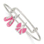 Shoes & Bow Small Adj/Expandable Bangle Bracelet in Sterling Silver - Sophia Jewelers