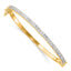 Diamond Baby Bangle Bracelet in Gold-Plated Sterling Silver (0.01 ct. tw.) - Sophia Jewelers