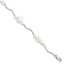 Freshwater Pearl Bracelet in Sterling Silver, 3mm, 7.2 Inch - Sophia Jewelers
