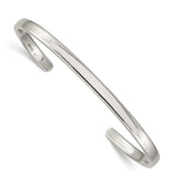 Sterling Silver 4mm Cuff Bangle