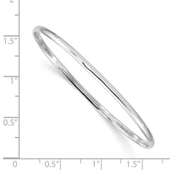 Sophia Jewelers Sterling Silver Children's Polished Slip-On Bangle Bracelet