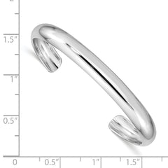 Sophia Jewelers Sterling Silver Children's Cuff Bangle Polished Handcrafted Elegance
