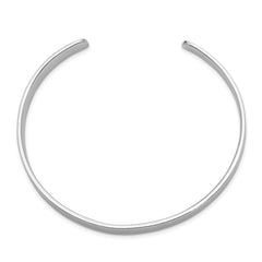 Sophia Jewelers Sterling Silver 925 Polished Cuff Bangle for Girls