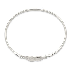Sophia Jewelers 925 Sterling Silver Infinity Bangle with Polished Elegant Design