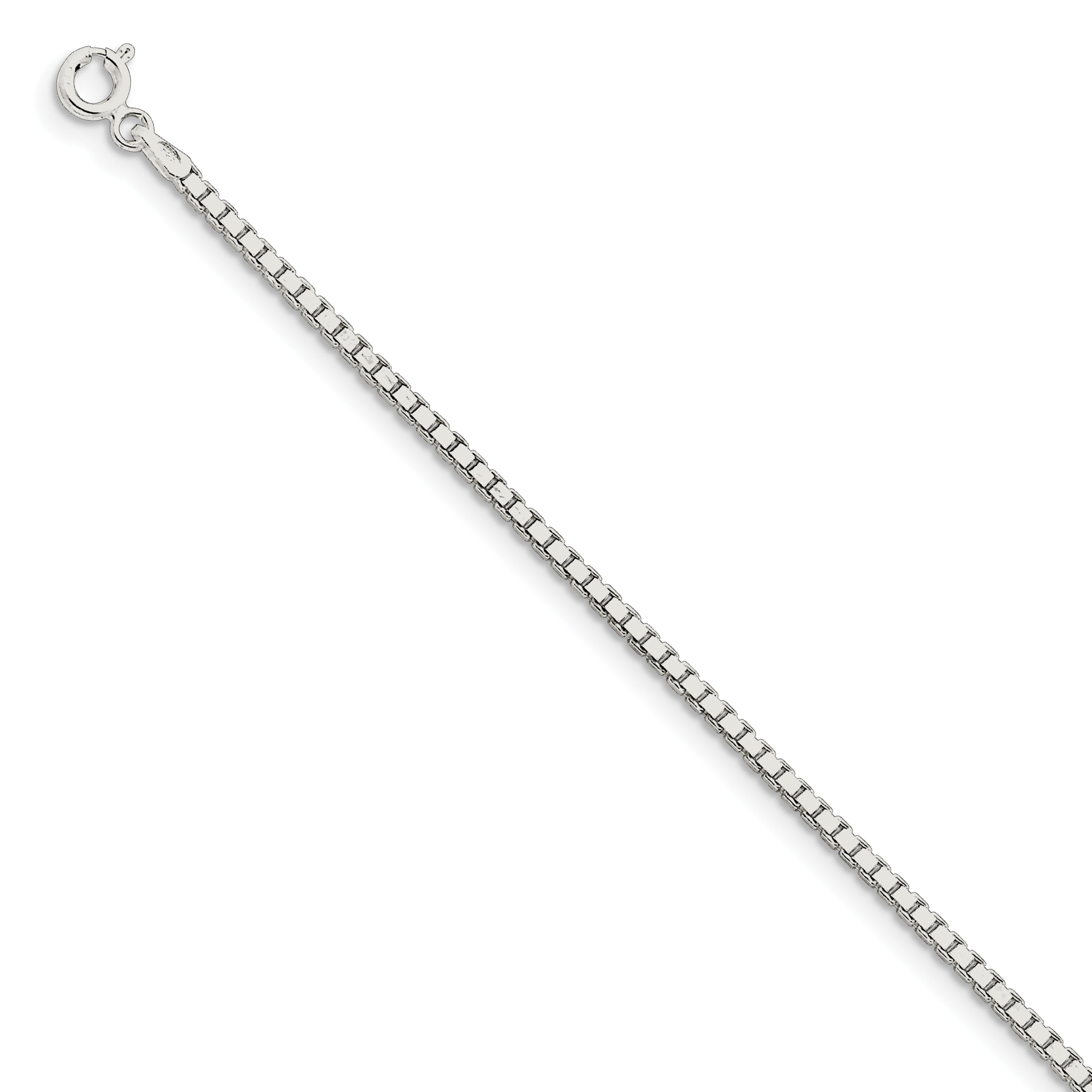 Sterling Silver 1.9mm Box Chain