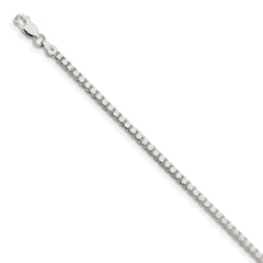 Sterling Silver 2.5mm Box Chain