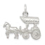 Sterling Silver Horse & Carriage Charm