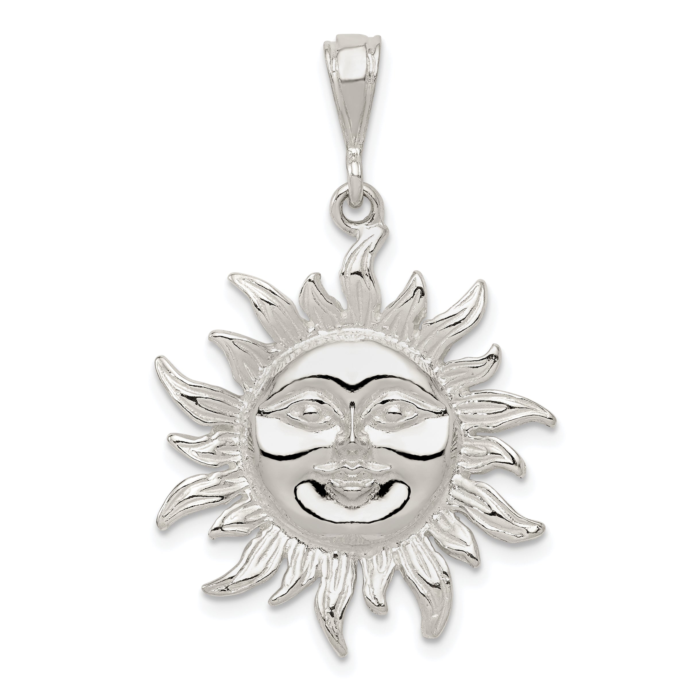 Sterling Silver Sun Pendant