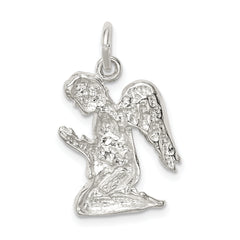 Sterling Silver 925 Praying Angel Charm with Polished Anti-Tarnish Finish