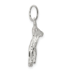 Sterling Silver 925 Deer Charm with Polished Finish and Anti-Tarnish Protection