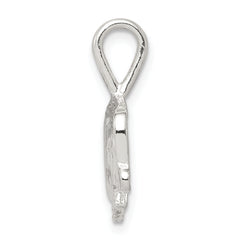 Sophia Jewelers 925 Sterling Silver Polished Girl Head Charm with Anti-Tarnish Finish