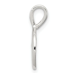 Sterling Silver 925 Sand Dollar Charm with Polished Anti-Tarnish Finish