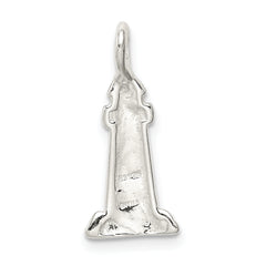 Sterling Silver 925 Lighthouse Charm with Polished Anti-Tarnish Finish