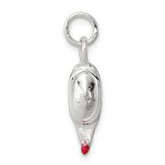 Sterling Silver 925 Lamp of Knowledge Charm with Anti-Tarnish Coating