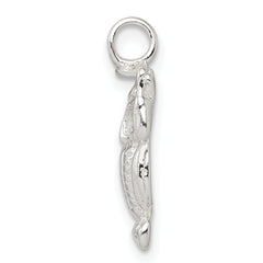 Sterling Silver 925 Graduation Owl Charm with Anti-Tarnish Finish