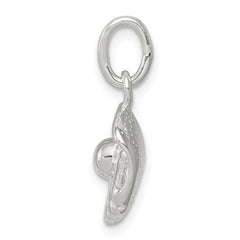 Sterling Silver 925 Baseball Glove Charm with Polished Finish and Anti-Tarnish Coating