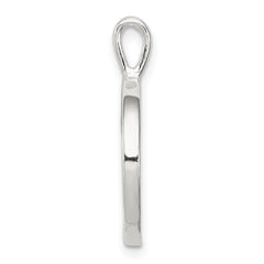 Sterling Silver 925 Gymnastics Charm with Polished Finish and Anti-Tarnish Coating