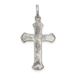 925 Sterling Silver Crucifix Pendant with Polished Finish Solid Design
