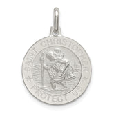Sterling Silver St. Christopher Medal