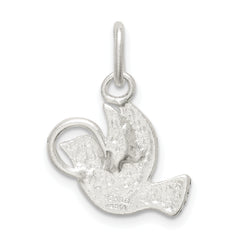 Sterling Silver 925 Dove Charm with Polished Finish and Anti-Tarnish Coating