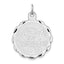 Sterling Silver Rhodium-plated A Date To Remember Disc Charm