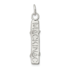Sterling Silver Mackinac Bridge Charm