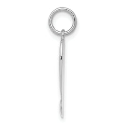 Sterling Silver 925 Diploma Charm with Rhodium Plating Elegant Graduation Gift