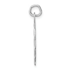 Sterling Silver Rhodium-Plated It's a Boy Charm with Polished Finish
