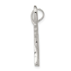 Sterling Silver 925 Elephant Charm with Polished Anti-Tarnish Finish