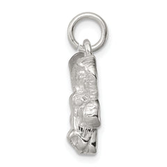 925 Sterling Silver Ram Charm with Polished Finish and Anti-Tarnish Coating