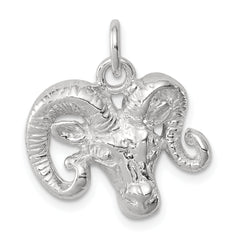 Sterling Silver Ram Charm