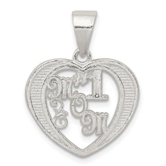 Sterling Silver # 1 Mom Charm