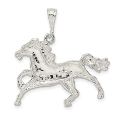 Sterling Silver 925 Horse Charm with Polished Anti-Tarnish Finish