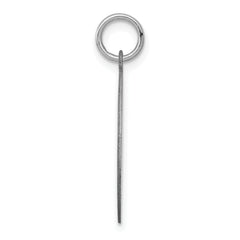 Sterling Silver 925 Rhodium-Plated Engravable English Setter Charm