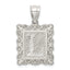 Letter L Initial Pendant in Sterling Silver, 30mm Diamond-Cut - Sophia Jewelers